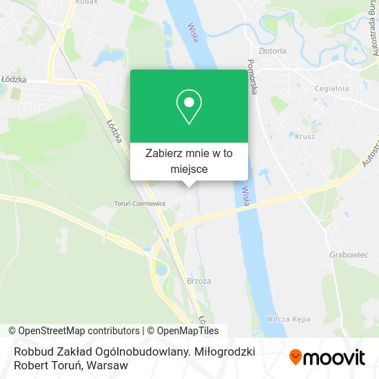 Mapa Robbud Zakład Ogólnobudowlany. Miłogrodzki Robert Toruń