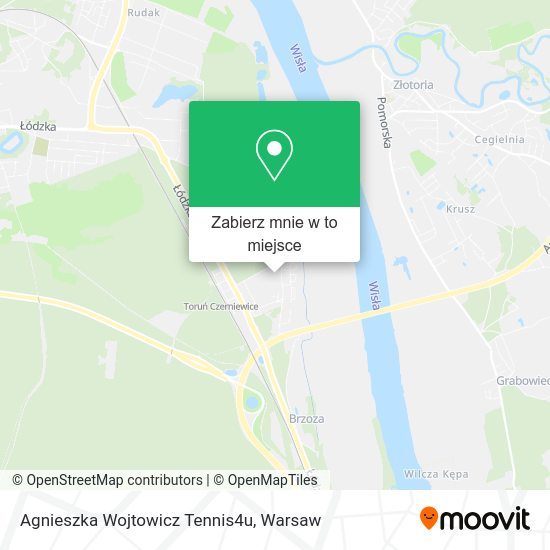 Mapa Agnieszka Wojtowicz Tennis4u