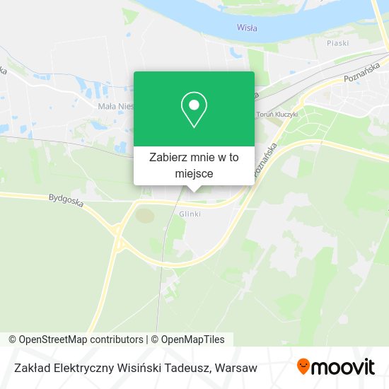 Mapa Zakład Elektryczny Wisiński Tadeusz