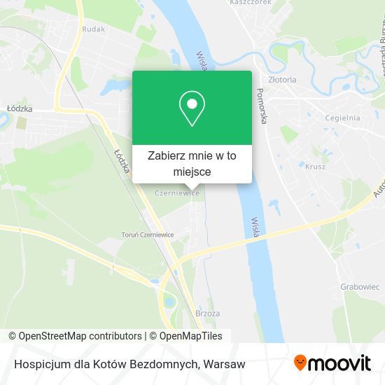 Mapa Hospicjum dla Kotów Bezdomnych