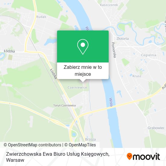 Mapa Zwierzchowska Ewa Biuro Usług Księgowych