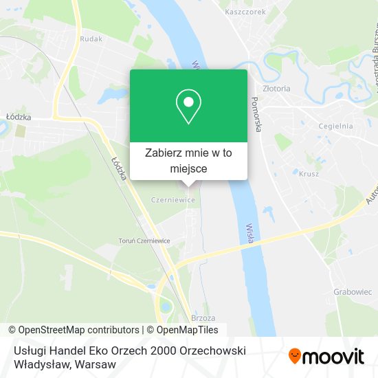 Mapa Usługi Handel Eko Orzech 2000 Orzechowski Władysław