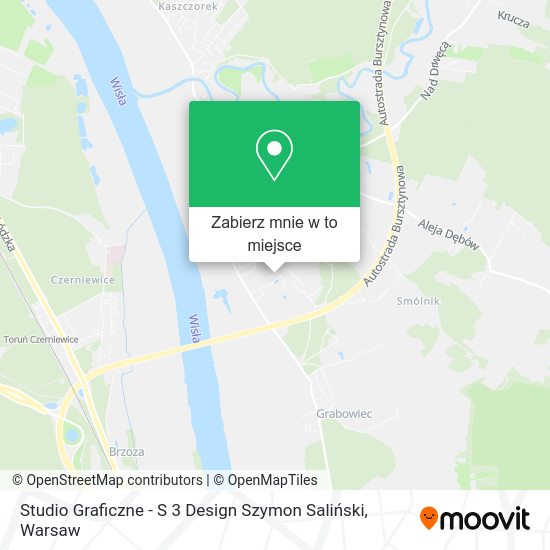 Mapa Studio Graficzne - S 3 Design Szymon Saliński