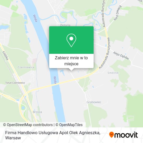 Mapa Firma Handlowo Usługowa Apol Olek Agnieszka