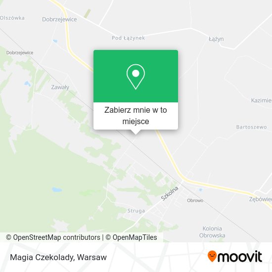 Mapa Magia Czekolady