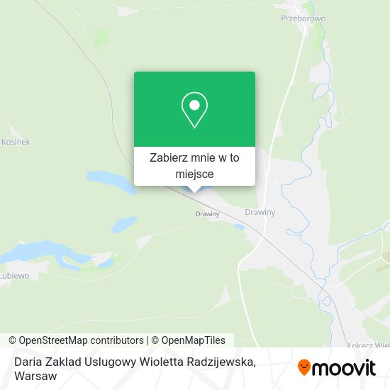 Mapa Daria Zaklad Uslugowy Wioletta Radzijewska