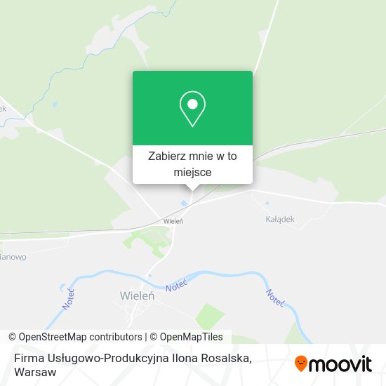 Mapa Firma Usługowo-Produkcyjna Ilona Rosalska