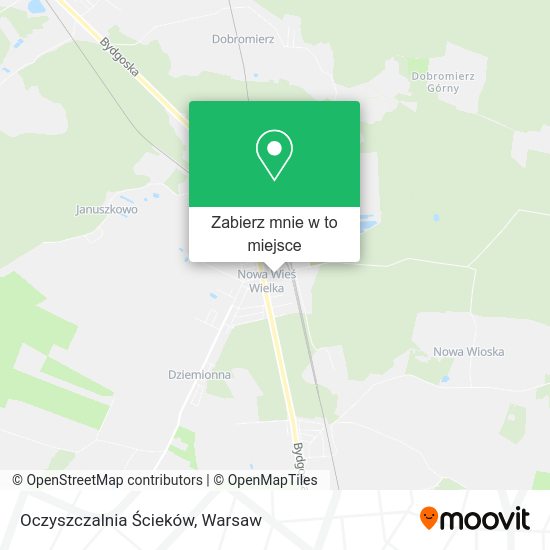 Mapa Oczyszczalnia Ścieków