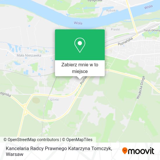 Mapa Kancelaria Radcy Prawnego Katarzyna Tomczyk