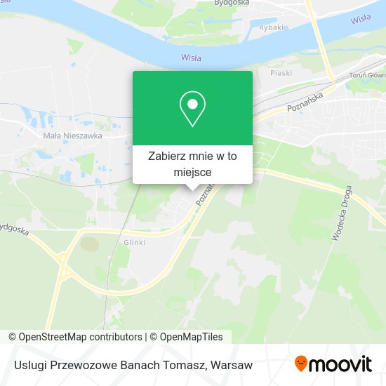 Mapa Uslugi Przewozowe Banach Tomasz