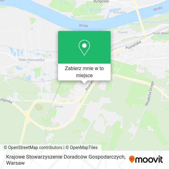 Mapa Krajowe Stowarzyszenie Doradców Gospodarczych