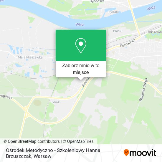 Mapa Ośrodek Metodyczno - Szkoleniowy Hanna Brzuszczak