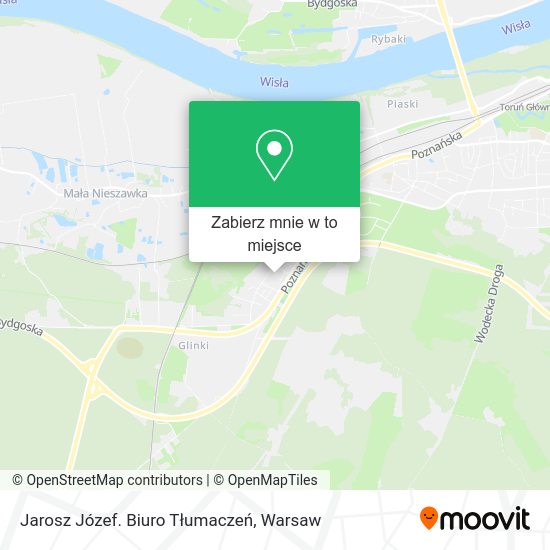 Mapa Jarosz Józef. Biuro Tłumaczeń