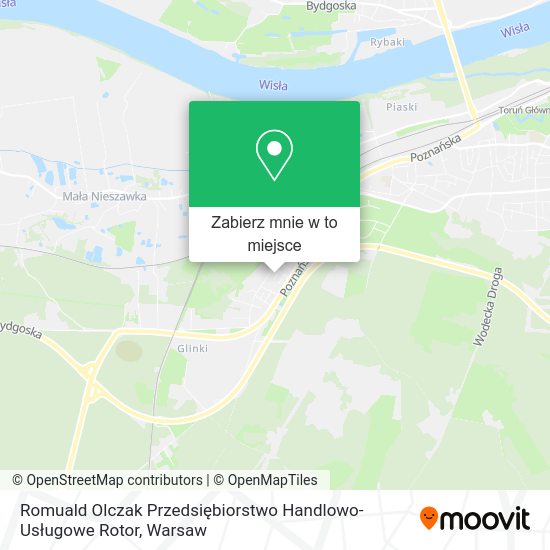 Mapa Romuald Olczak Przedsiębiorstwo Handlowo-Usługowe Rotor