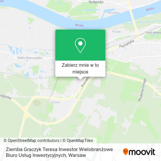 Mapa Ziemba Graczyk Teresa Inwestor Wielobranżowe Biuro Usług Inwestycyjnych