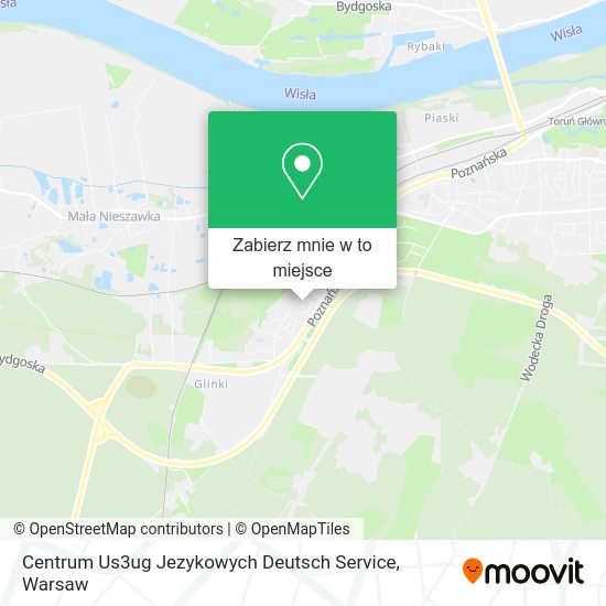 Mapa Centrum Us3ug Jezykowych Deutsch Service