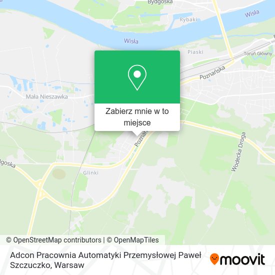 Mapa Adcon Pracownia Automatyki Przemysłowej Paweł Szczuczko