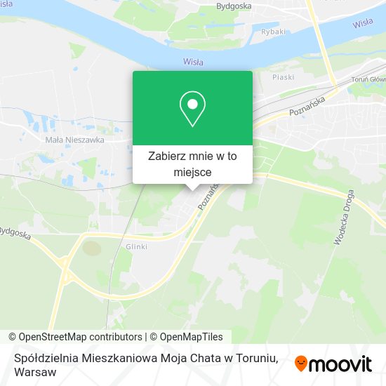 Mapa Spółdzielnia Mieszkaniowa Moja Chata w Toruniu