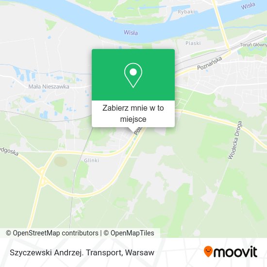 Mapa Szyczewski Andrzej. Transport