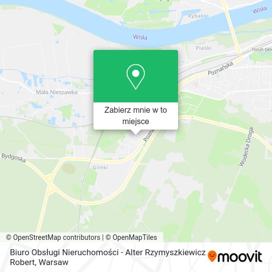 Mapa Biuro Obsługi Nieruchomości - Alter Rzymyszkiewicz Robert