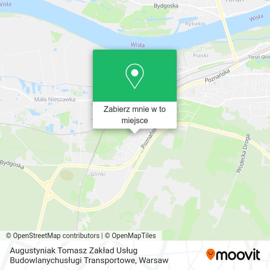 Mapa Augustyniak Tomasz Zakład Usług Budowlanychusługi Transportowe