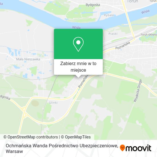 Mapa Ochmańska Wanda Pośrednictwo Ubezpieczeniowe