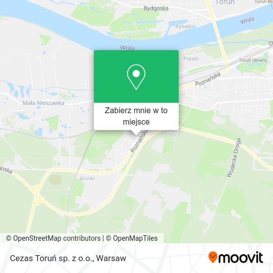 Mapa Cezas Toruń sp. z o.o.