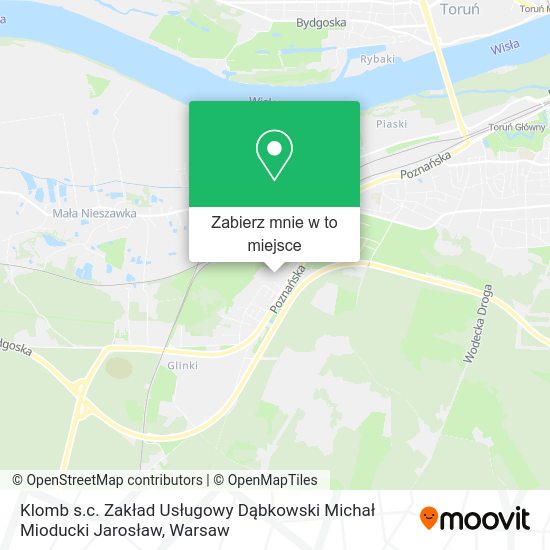 Mapa Klomb s.c. Zakład Usługowy Dąbkowski Michał Mioducki Jarosław