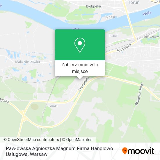 Mapa Pawłowska Agnieszka Magnum Firma Handlowo Usługowa