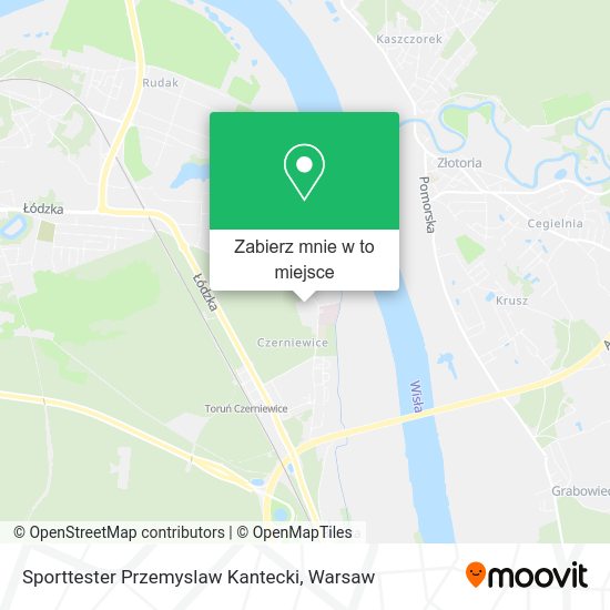 Mapa Sporttester Przemyslaw Kantecki