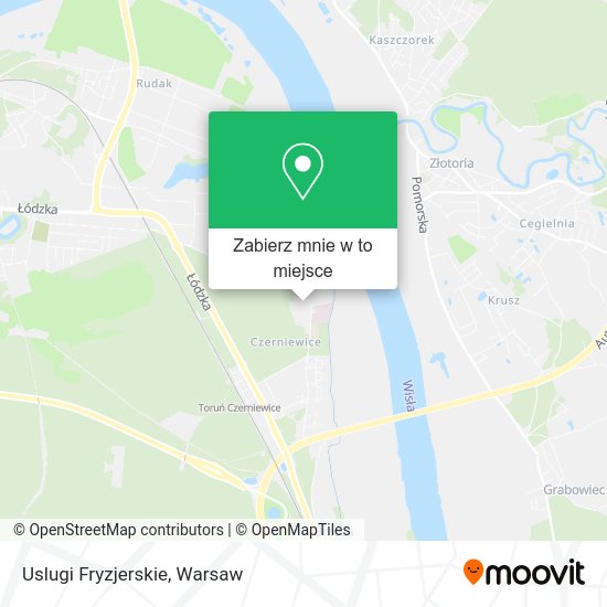 Mapa Uslugi Fryzjerskie