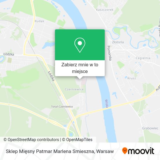 Mapa Sklep Mięsny Patmar Marlena Smieszna