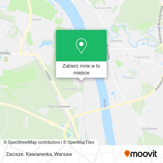 Mapa Zacisze. Kawiarenka