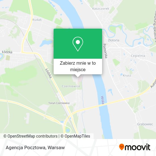 Mapa Agencja Pocztowa