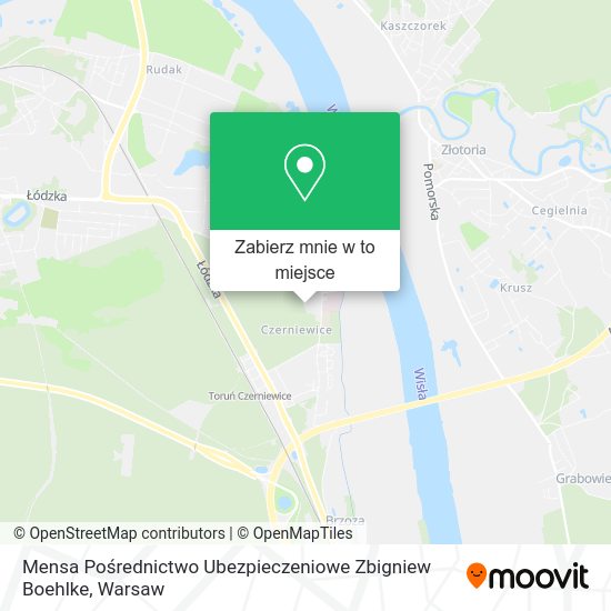 Mapa Mensa Pośrednictwo Ubezpieczeniowe Zbigniew Boehlke