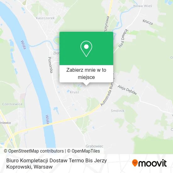 Mapa Biuro Kompletacji Dostaw Termo Bis Jerzy Koprowski