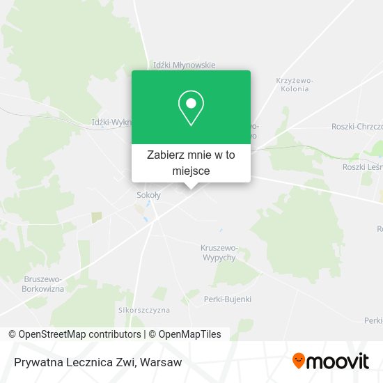 Mapa Prywatna Lecznica Zwi