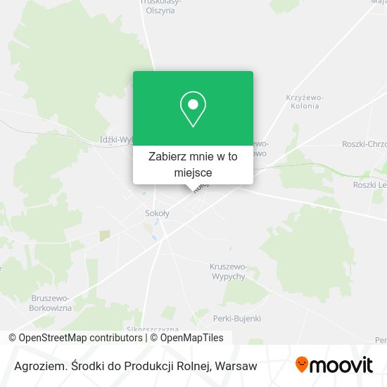 Mapa Agroziem. Środki do Produkcji Rolnej