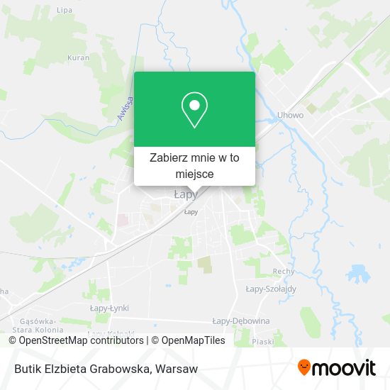 Mapa Butik Elzbieta Grabowska