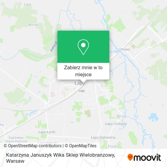 Mapa Katarzyna Januszyk Wika Sklep Wielobranzowy