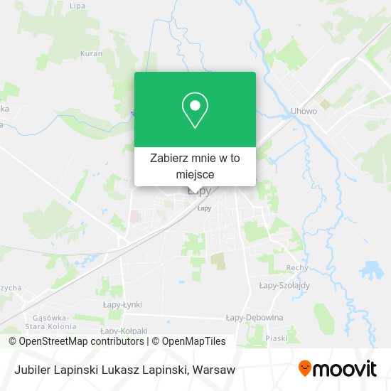 Mapa Jubiler Lapinski Lukasz Lapinski