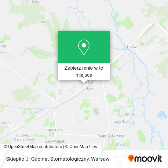 Mapa Skiepko J. Gabinet Stomatologiczny