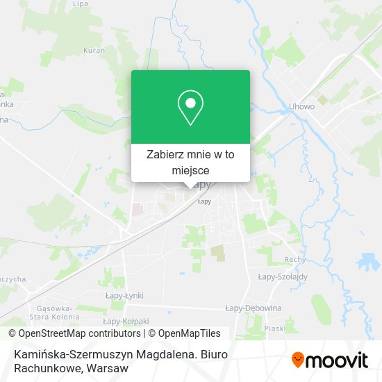 Mapa Kamińska-Szermuszyn Magdalena. Biuro Rachunkowe