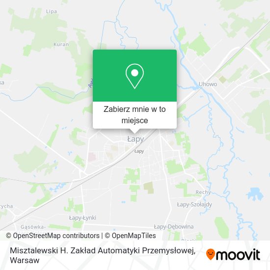 Mapa Misztalewski H. Zakład Automatyki Przemysłowej