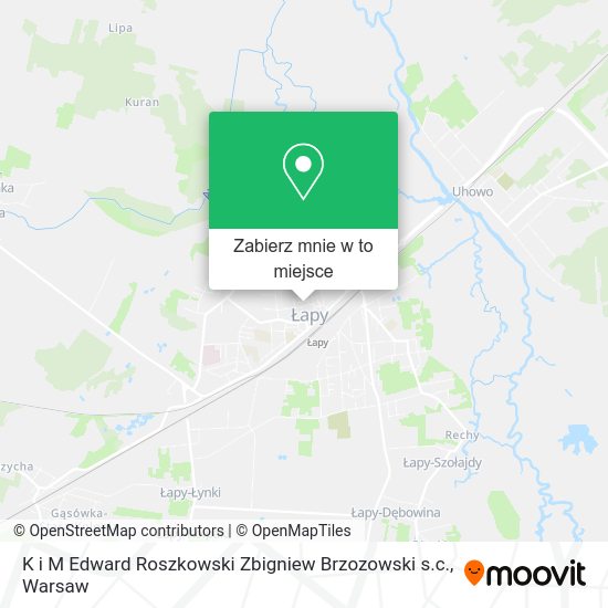 Mapa K i M Edward Roszkowski Zbigniew Brzozowski s.c.