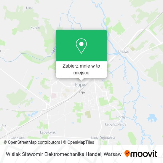 Mapa Wiślak Sławomir Elektromechanika Handel