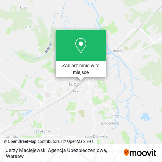 Mapa Jerzy Maciejewski Agencja Ubezpieczeniowa