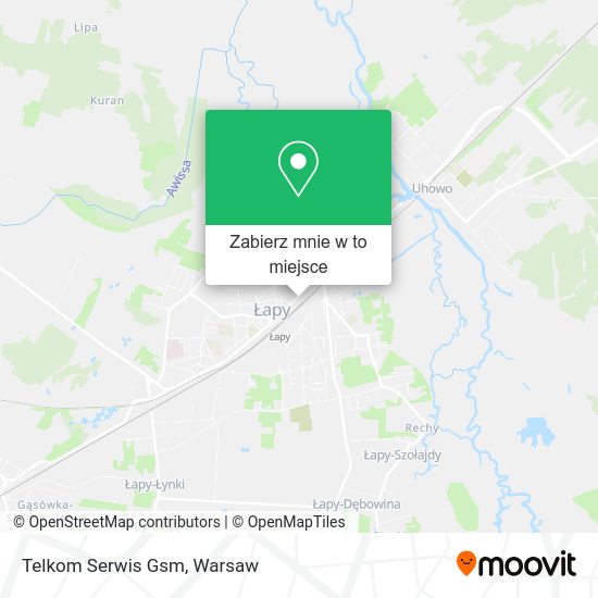 Mapa Telkom Serwis Gsm