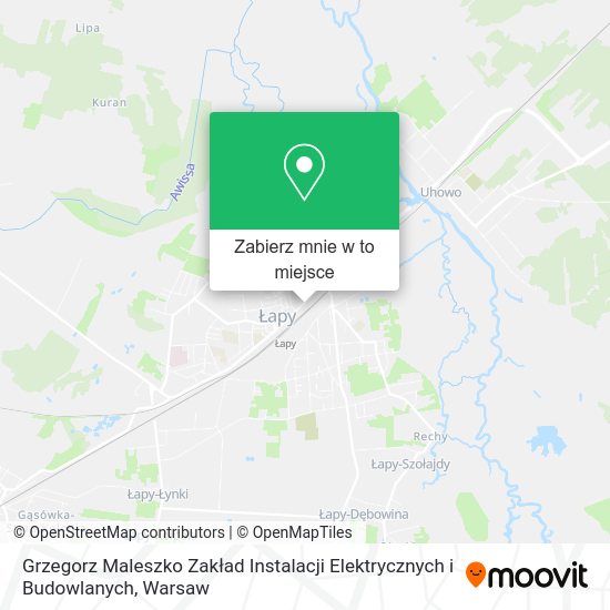 Mapa Grzegorz Maleszko Zakład Instalacji Elektrycznych i Budowlanych