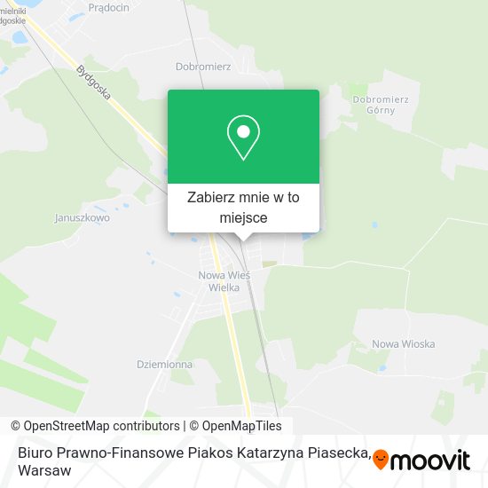 Mapa Biuro Prawno-Finansowe Piakos Katarzyna Piasecka